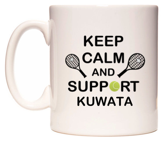 This mug features Keep Calm And Support Kuwata