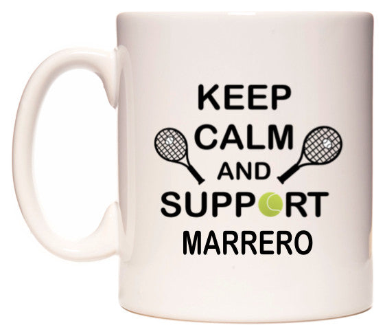 This mug features Keep Calm And Support Marrero