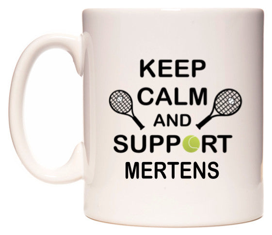 This mug features Keep Calm And Support Mertens