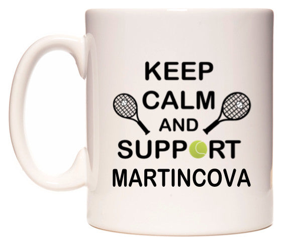 This mug features Keep Calm And Support Martincova