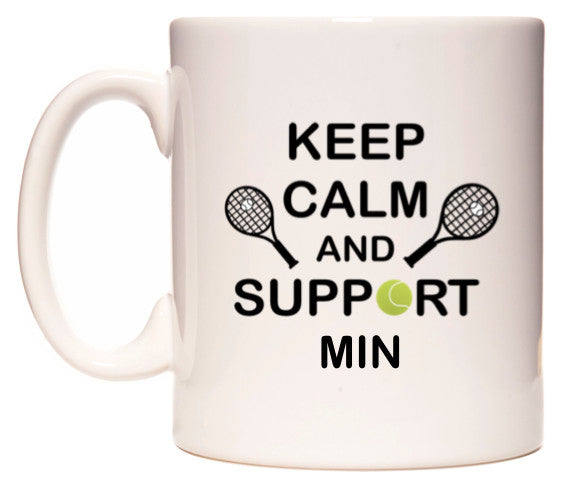 This mug features Keep Calm And Support Min
