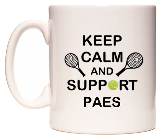 This mug features Keep Calm And Support Paes