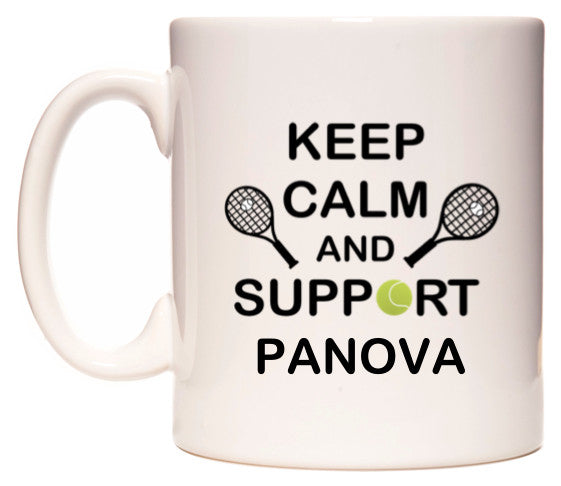 This mug features Keep Calm And Support Panova