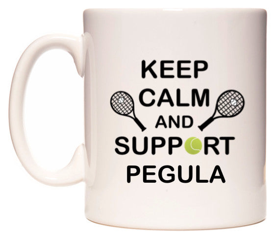 This mug features Keep Calm And Support Pegula