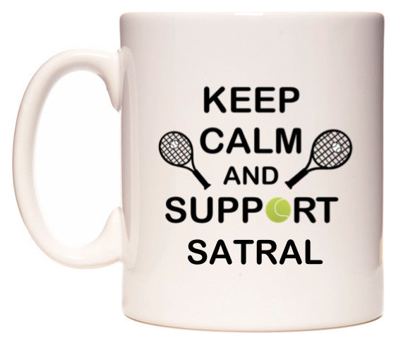 This mug features Keep Calm And Support Satral