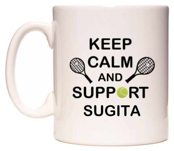 This mug features Keep Calm And Support Sugita
