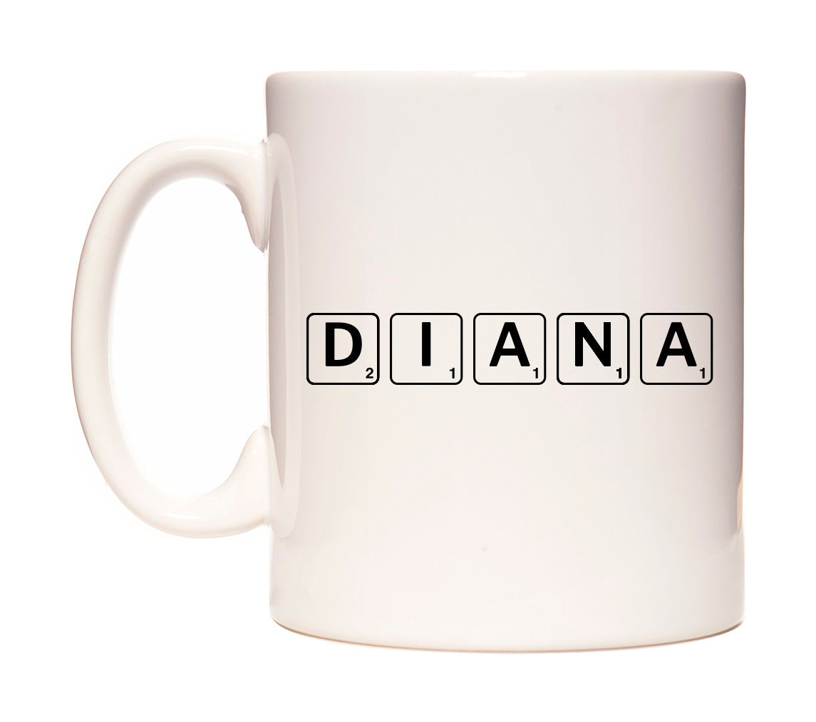 Diana - Scrabble Themed Mug