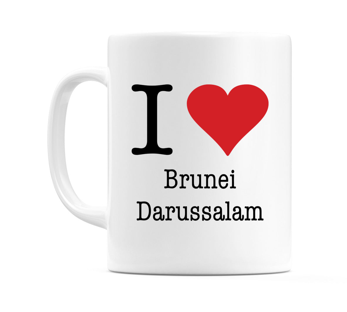 I Love Brunei Darussalam Mug