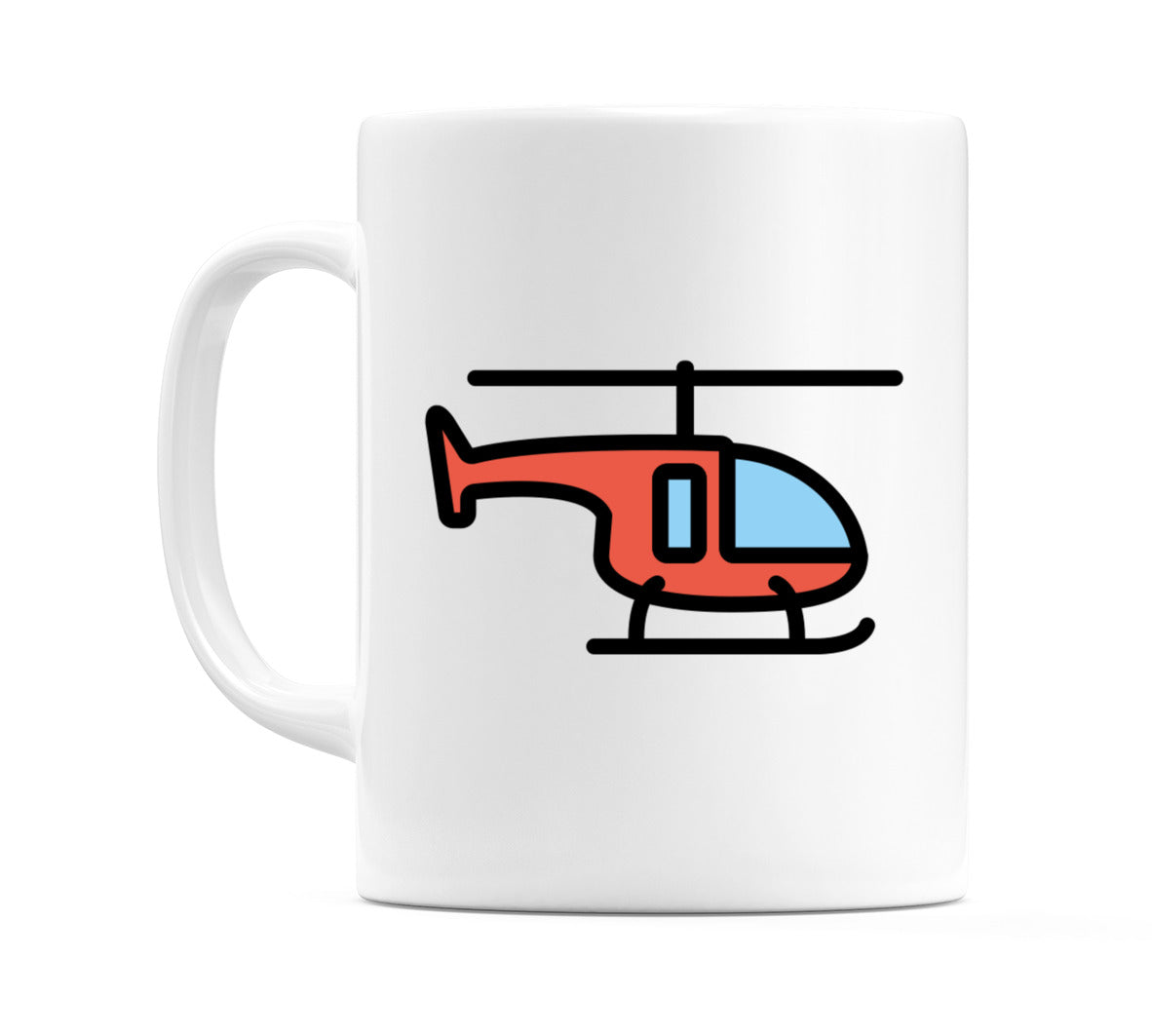 Helicopter Emoji Mug