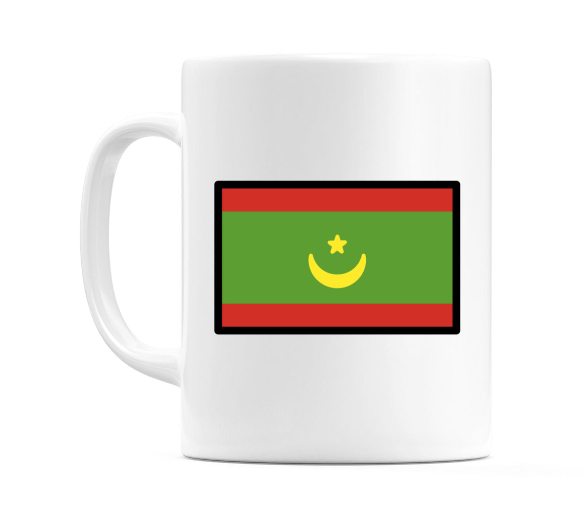 Mauritania Flag Emoji Mug