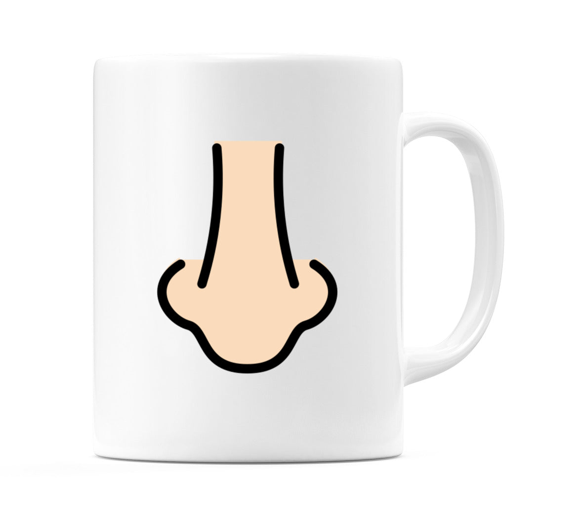 Nose: Light Skin Tone Emoji Mug