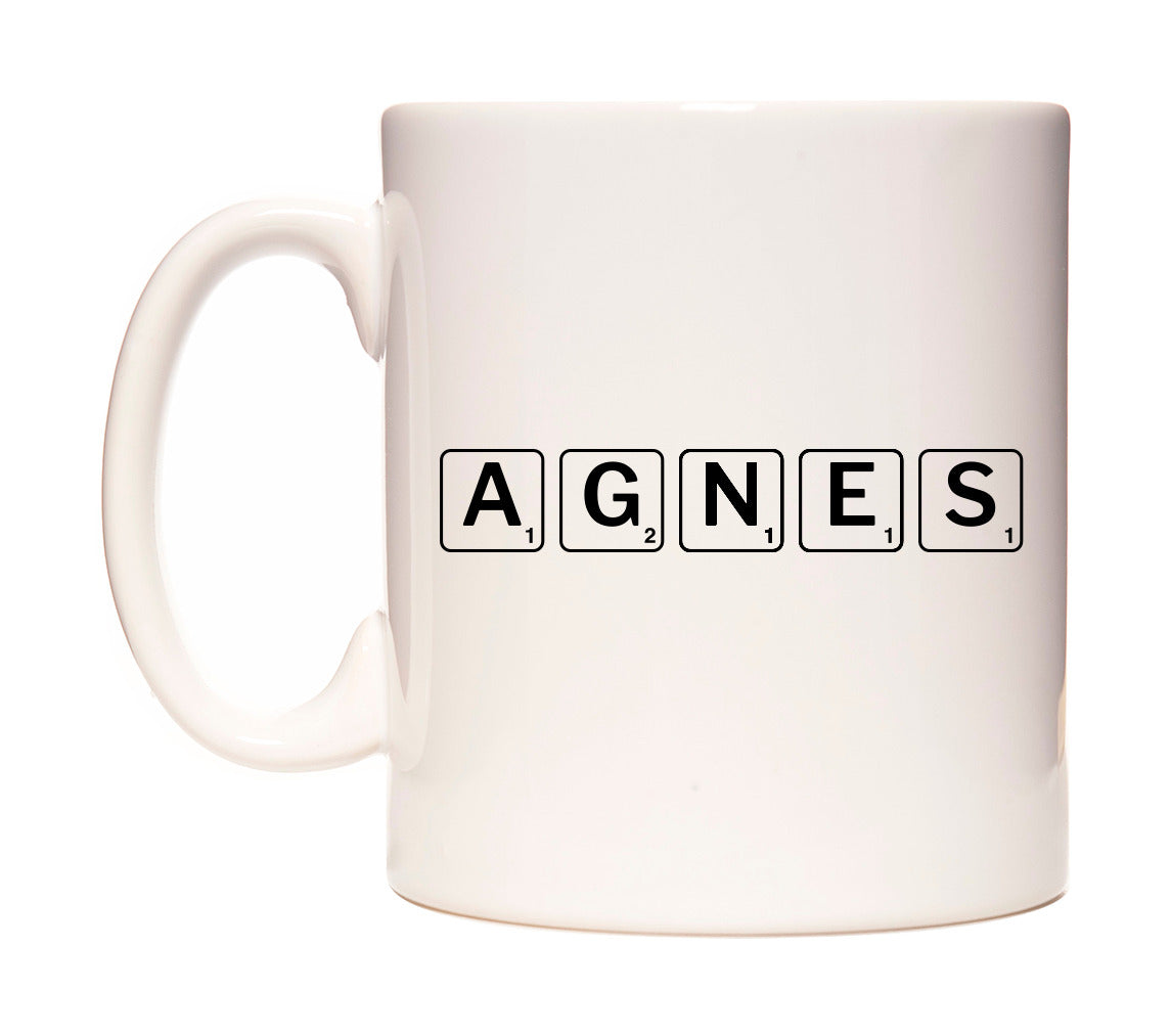 Agnes - Scrabble Themed Mug