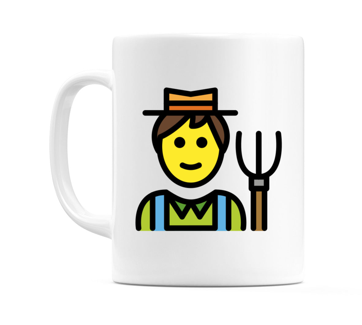 Male Farmer Emoji Mug