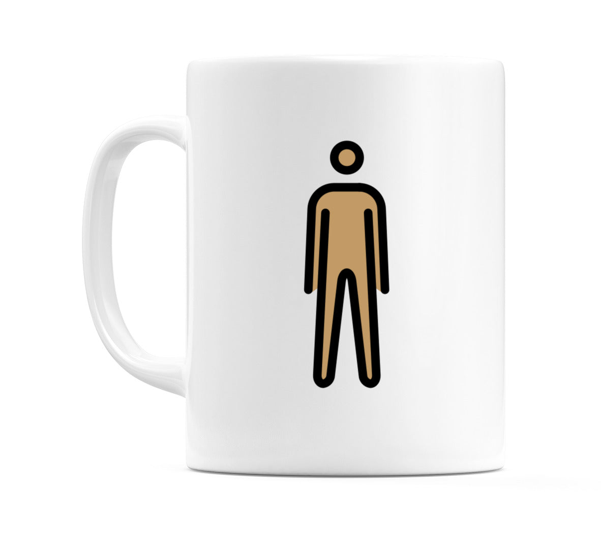 Male Standing: Medium Skin Tone Emoji Mug