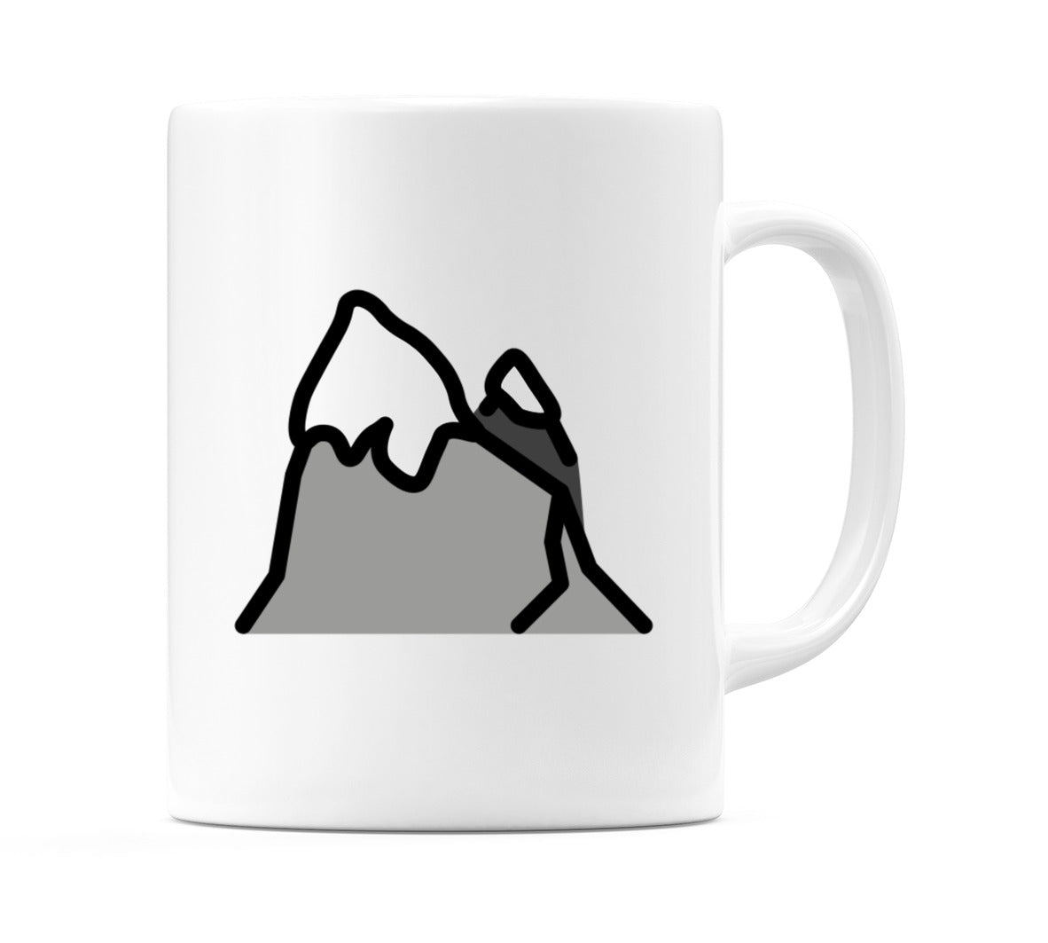 Snow-Capped Mountain Emoji Mug