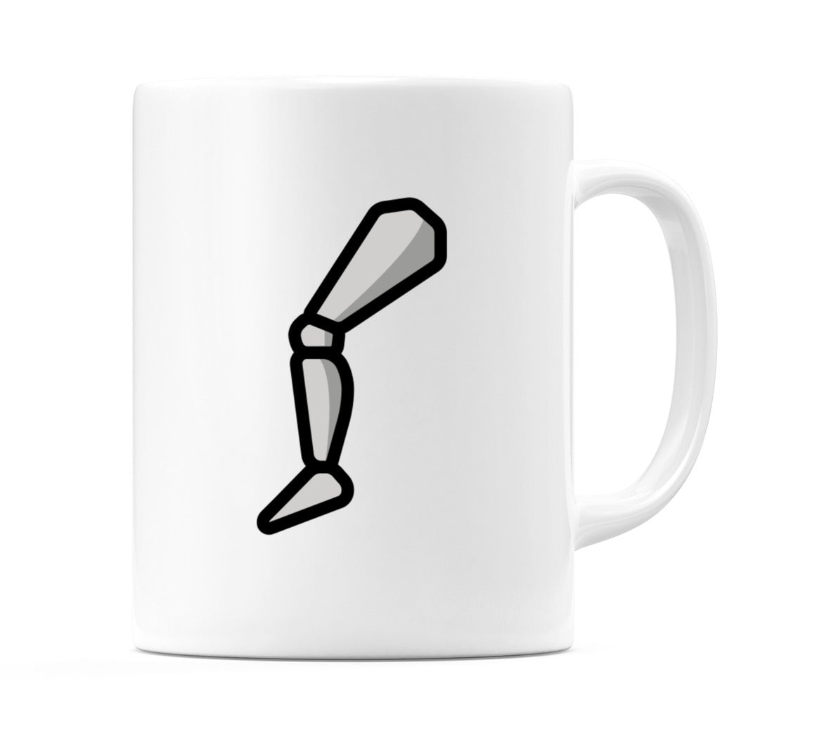 Mechanical Leg Emoji Mug