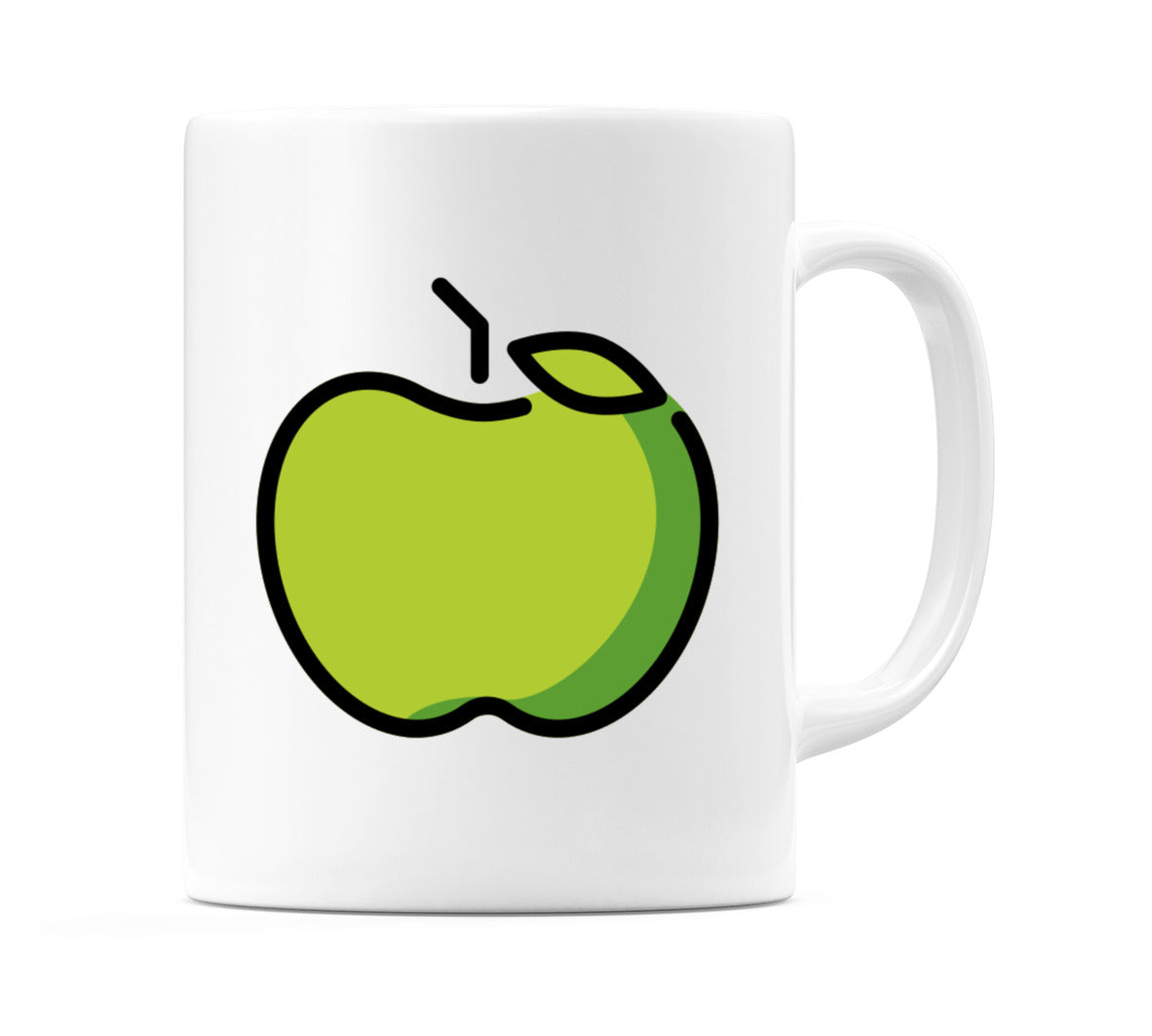 Green Apple Emoji Mug