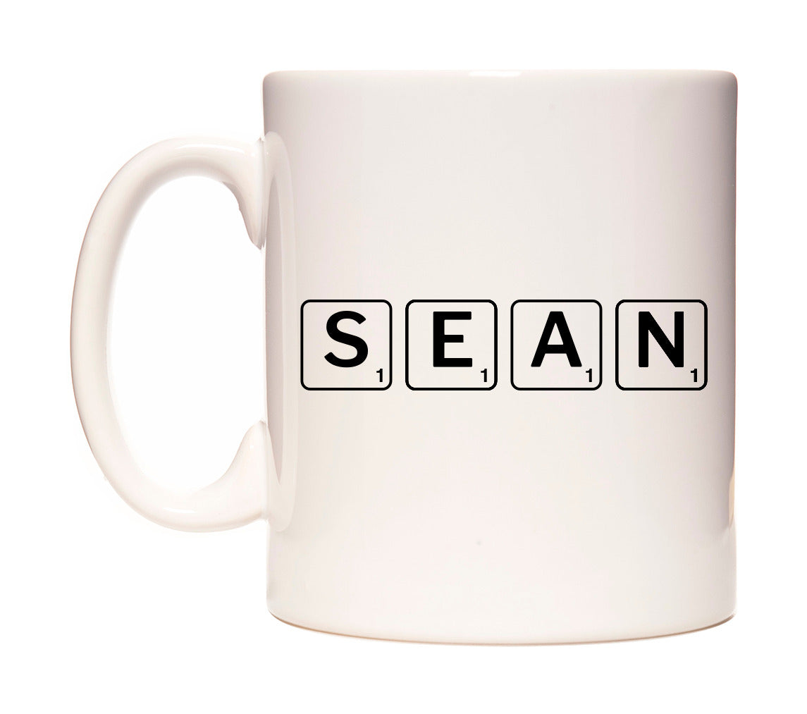 Sean - Scrabble Themed Mug