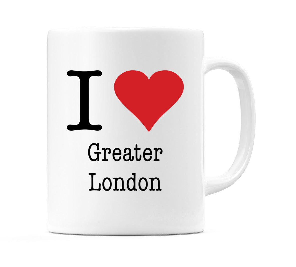 I Love Greater London Mug