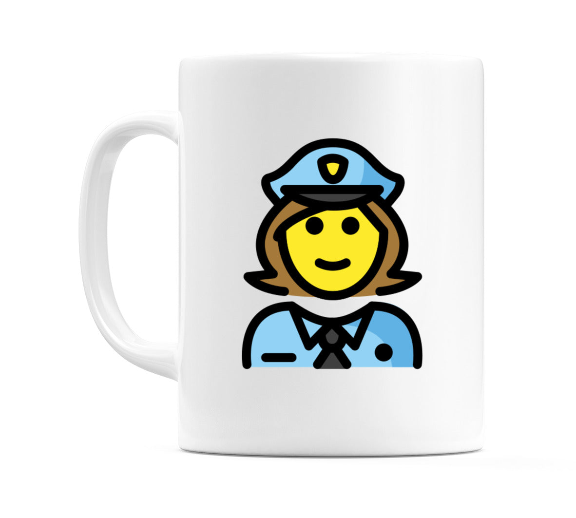 Female Police Officer Emoji Mug