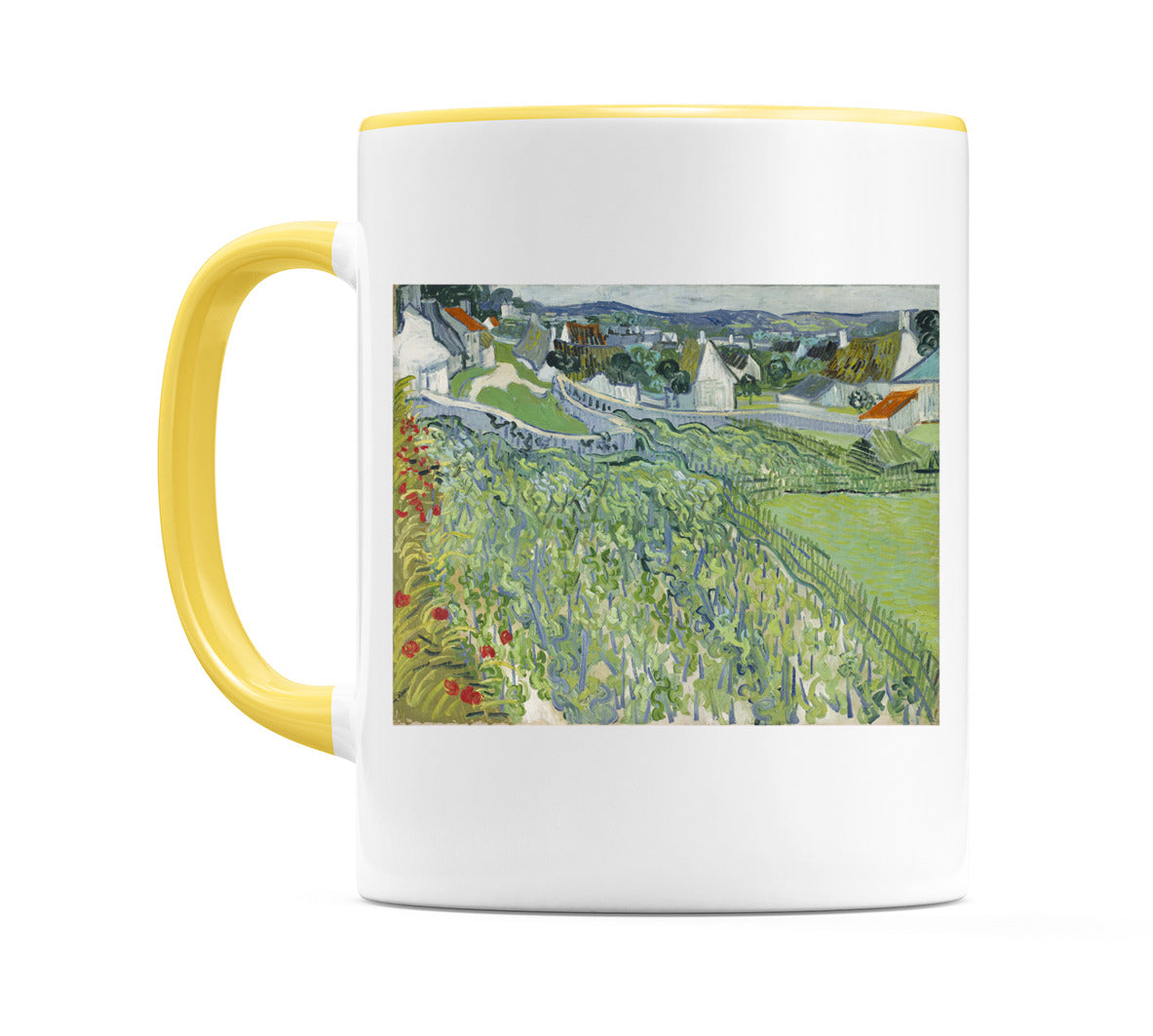 Vineyards at Auvers (1890) Mug