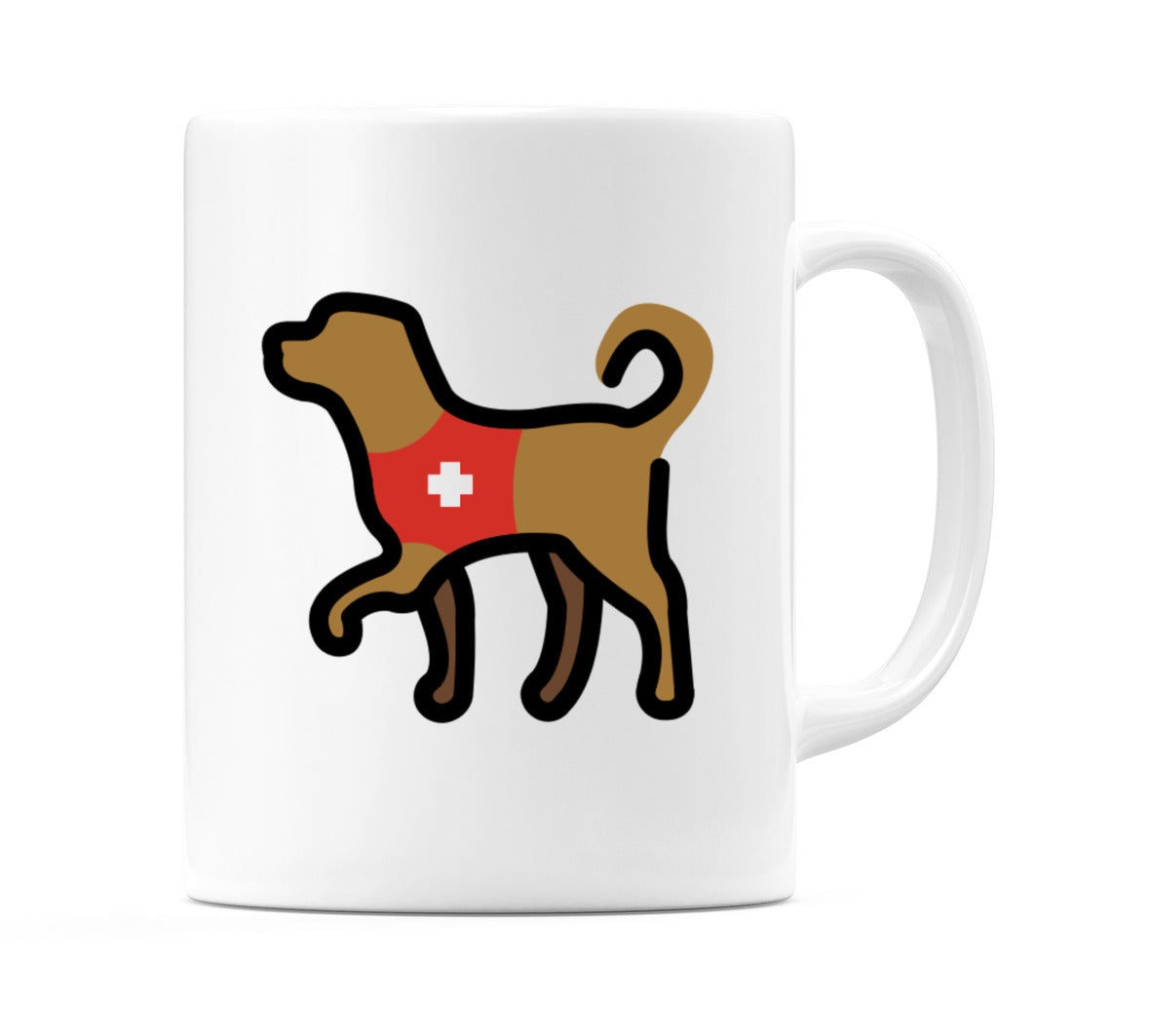 Service Dog Emoji Mug
