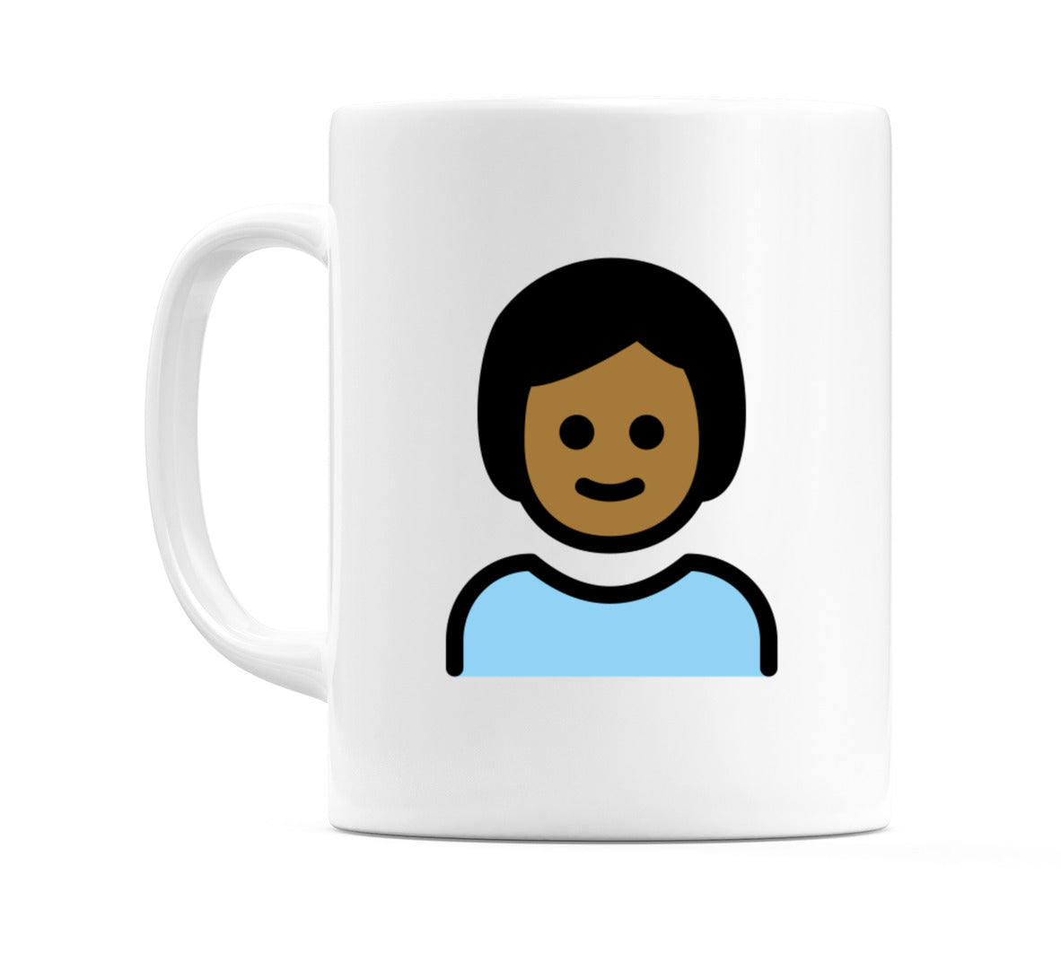 Child: Medium-Dark Skin Tone Emoji Mug