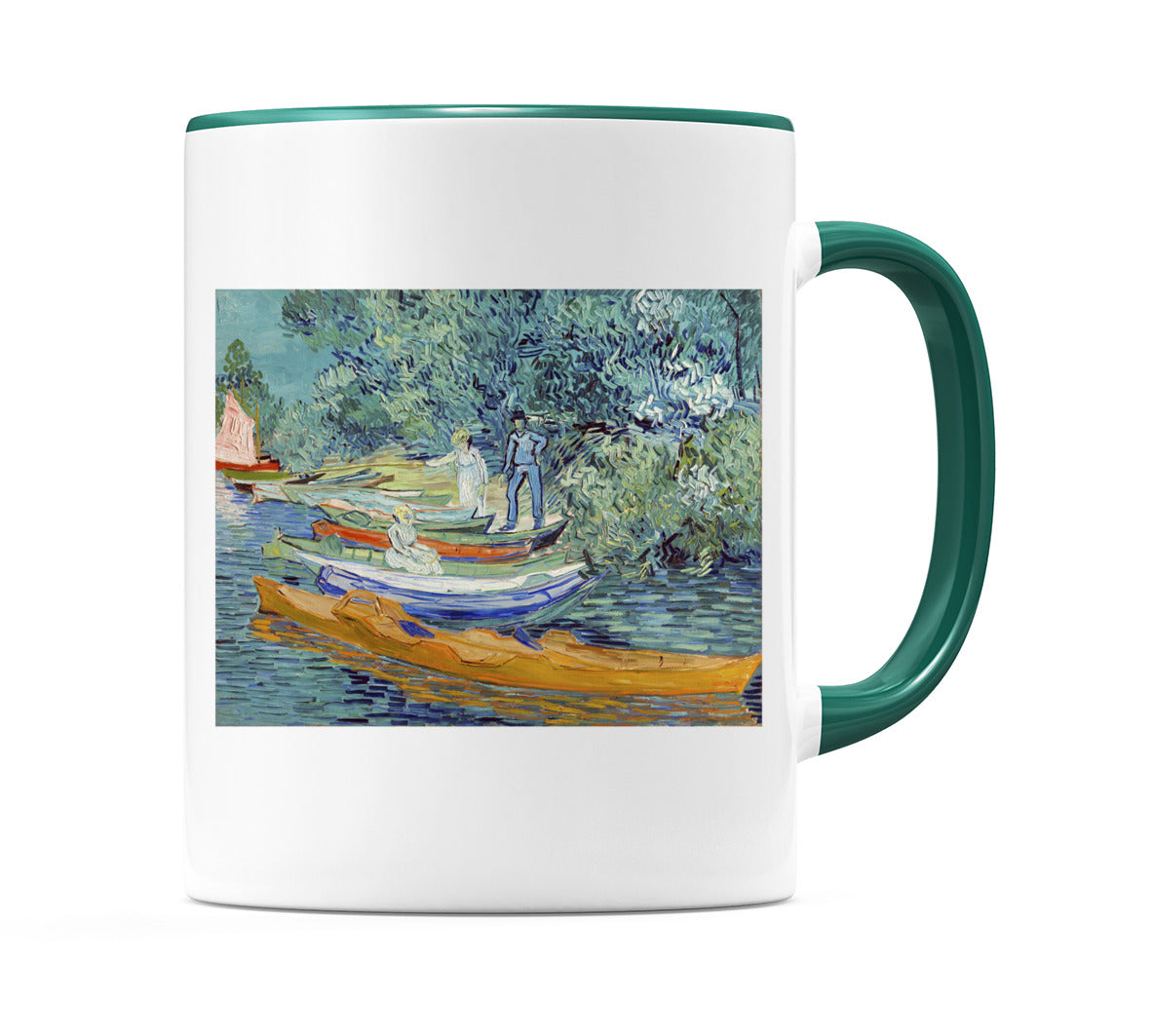 Bank of the Oise at Auvers (1890) Mug