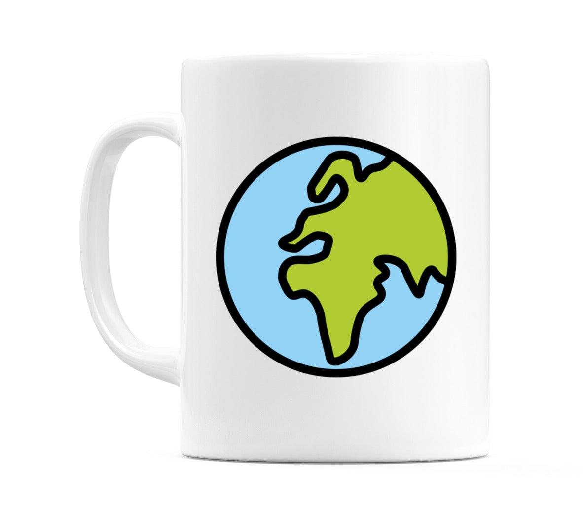 Globe Showing Europe-Africa Emoji Mug