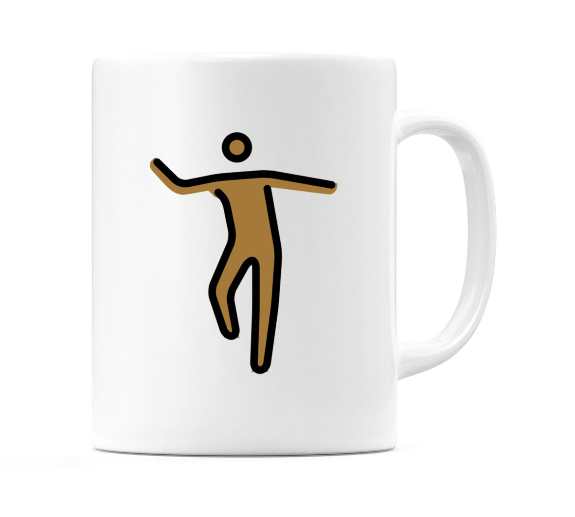 Male Dancing: Medium-Dark Skin Tone Emoji Mug
