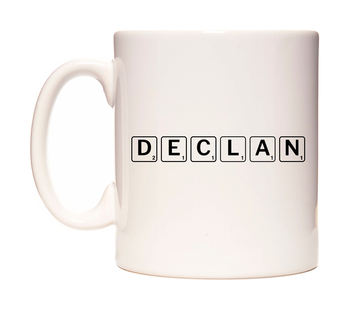 Declan - Scrabble Themed Mug