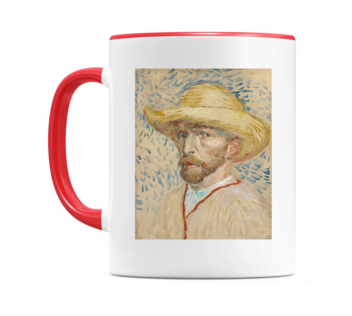 Self Portrait with a Straw Hat (1887) Mug