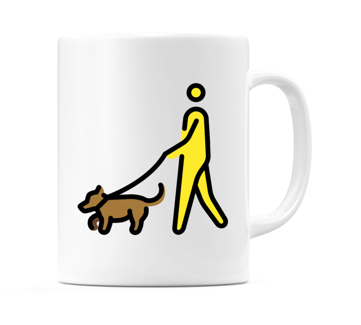 Person With Dog Emoji Mug