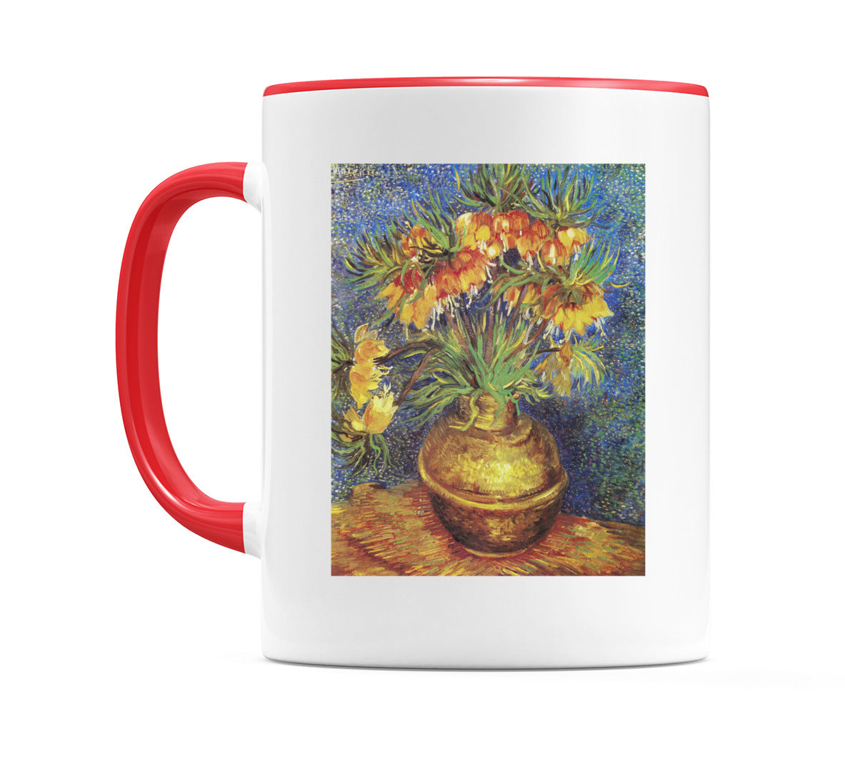 Imperial Fritillaries in a Copper Vase (1887) Mug
