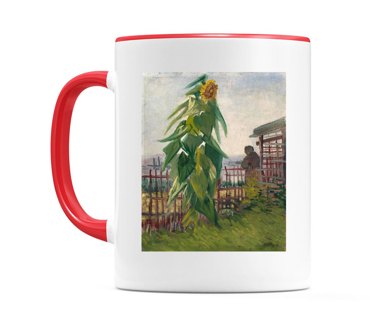 Allotment with Sunflower (1887) Mug