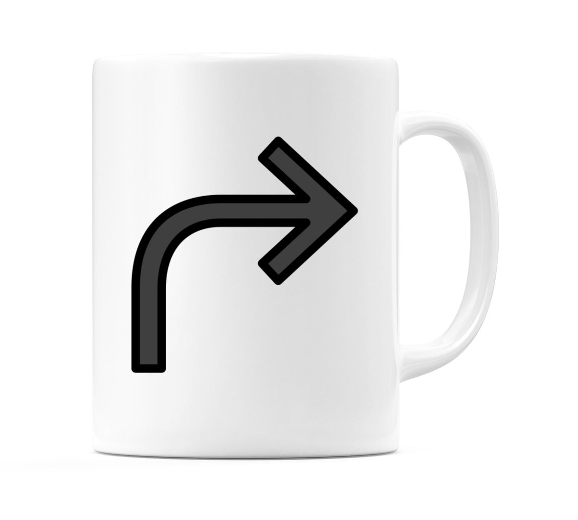Arrow Turn Right Emoji Mug