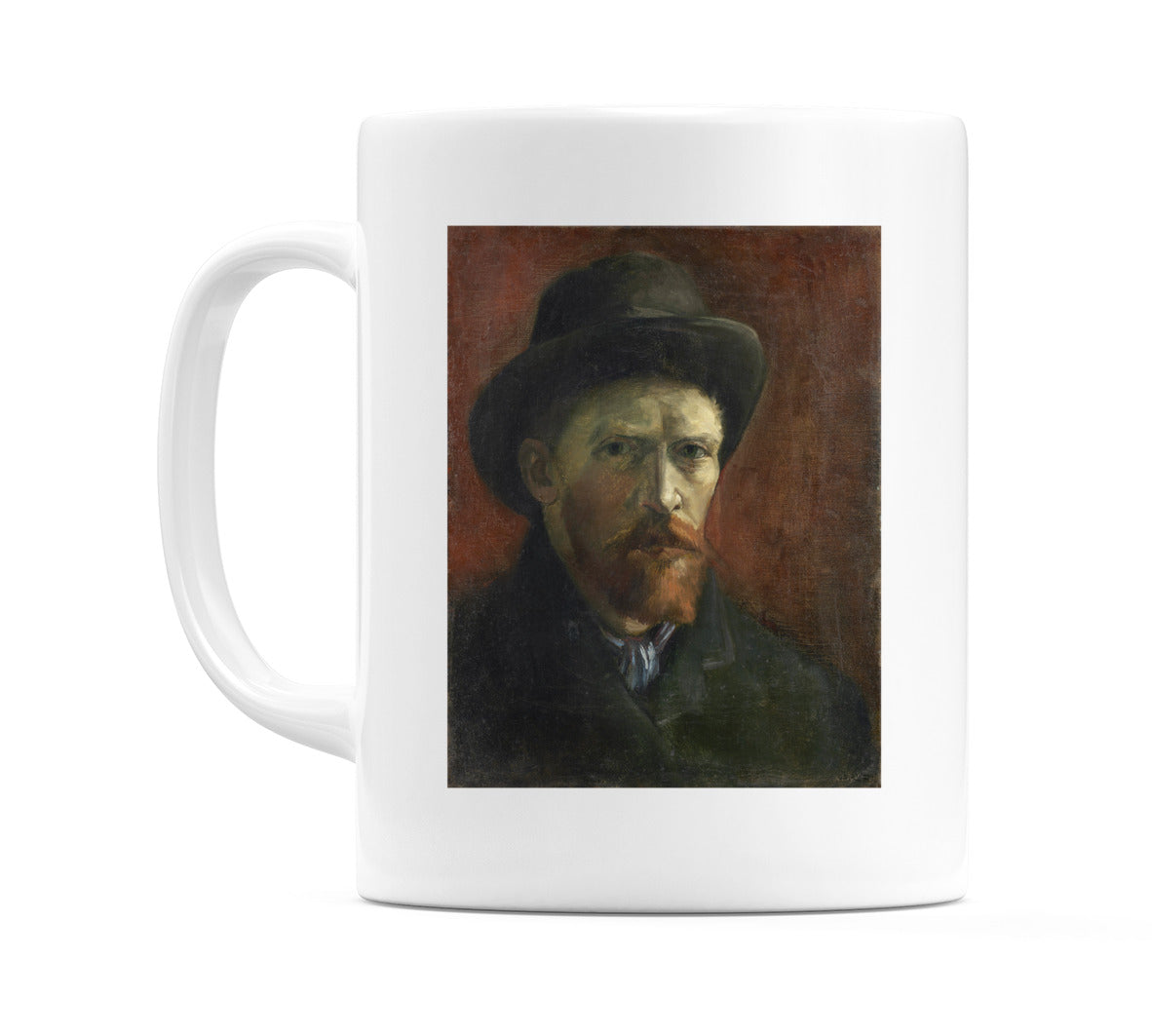 Self Portrait with Dark Felt Hat (1886) Mug