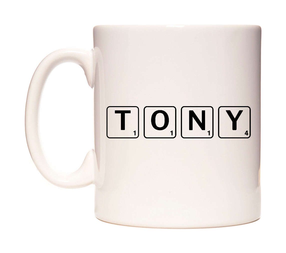 Tony - Scrabble Themed Mug