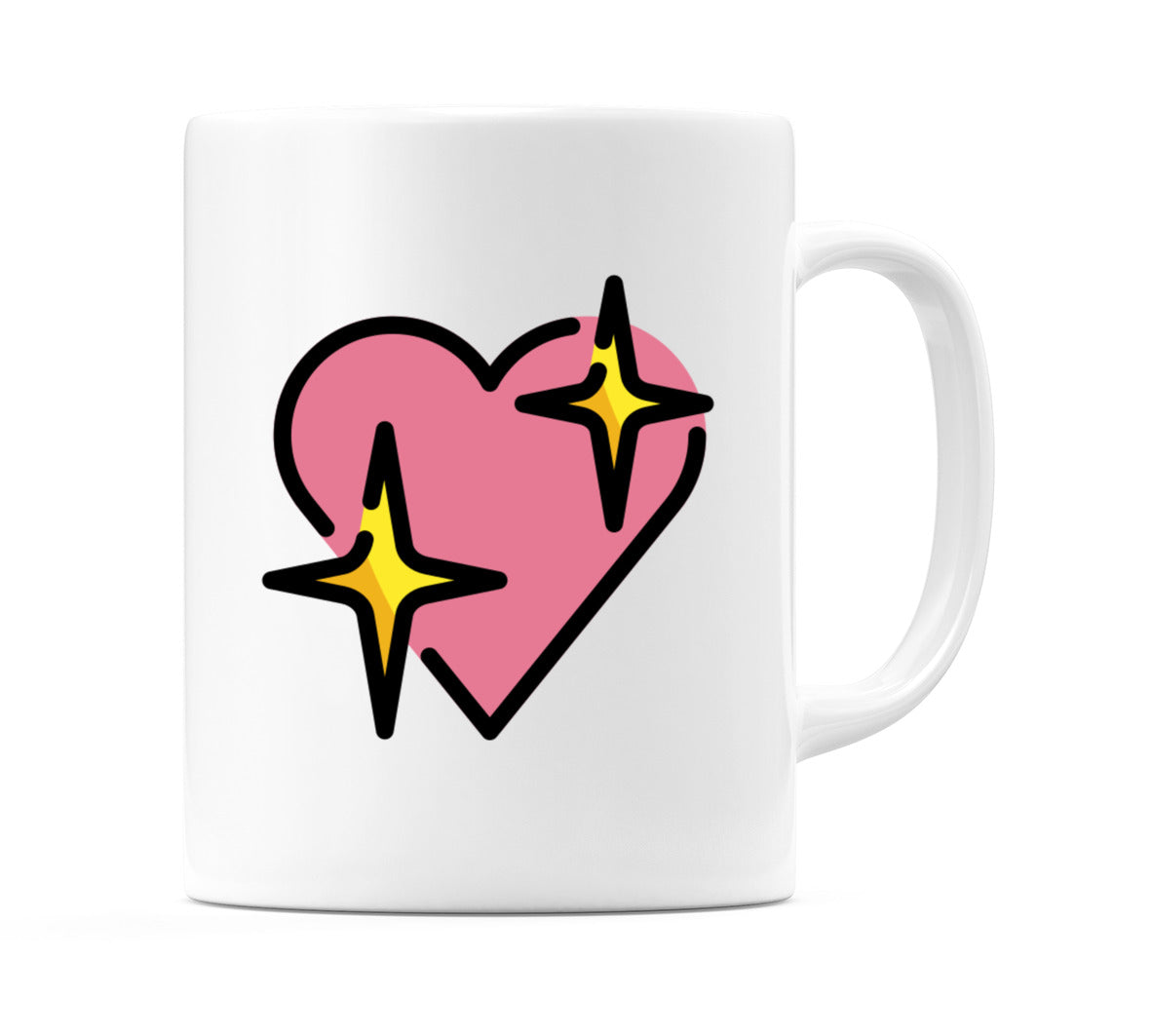 Sparkling Heart Emoji Mug