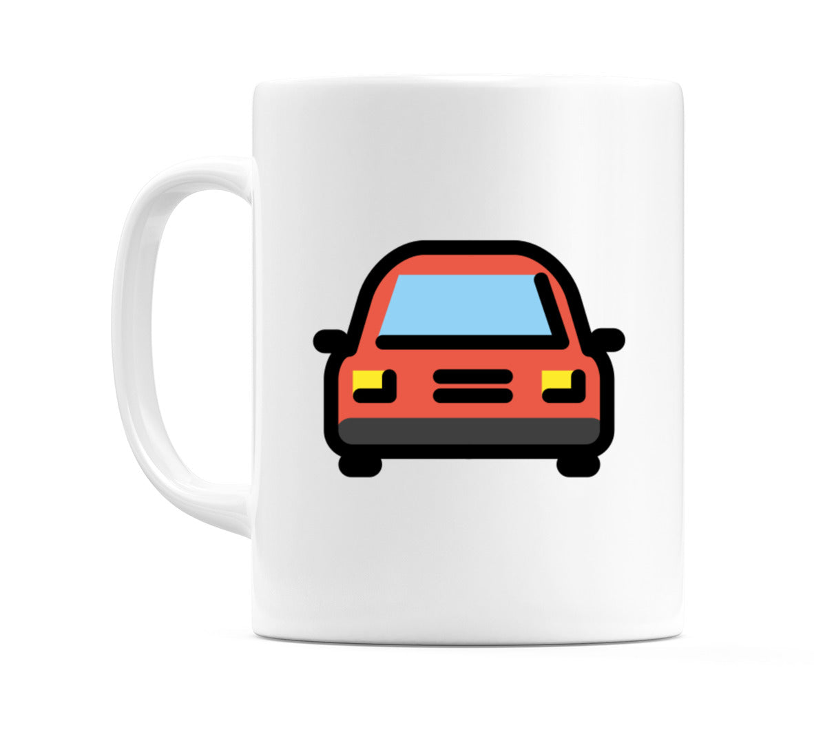 Oncoming Automobile Emoji Mug