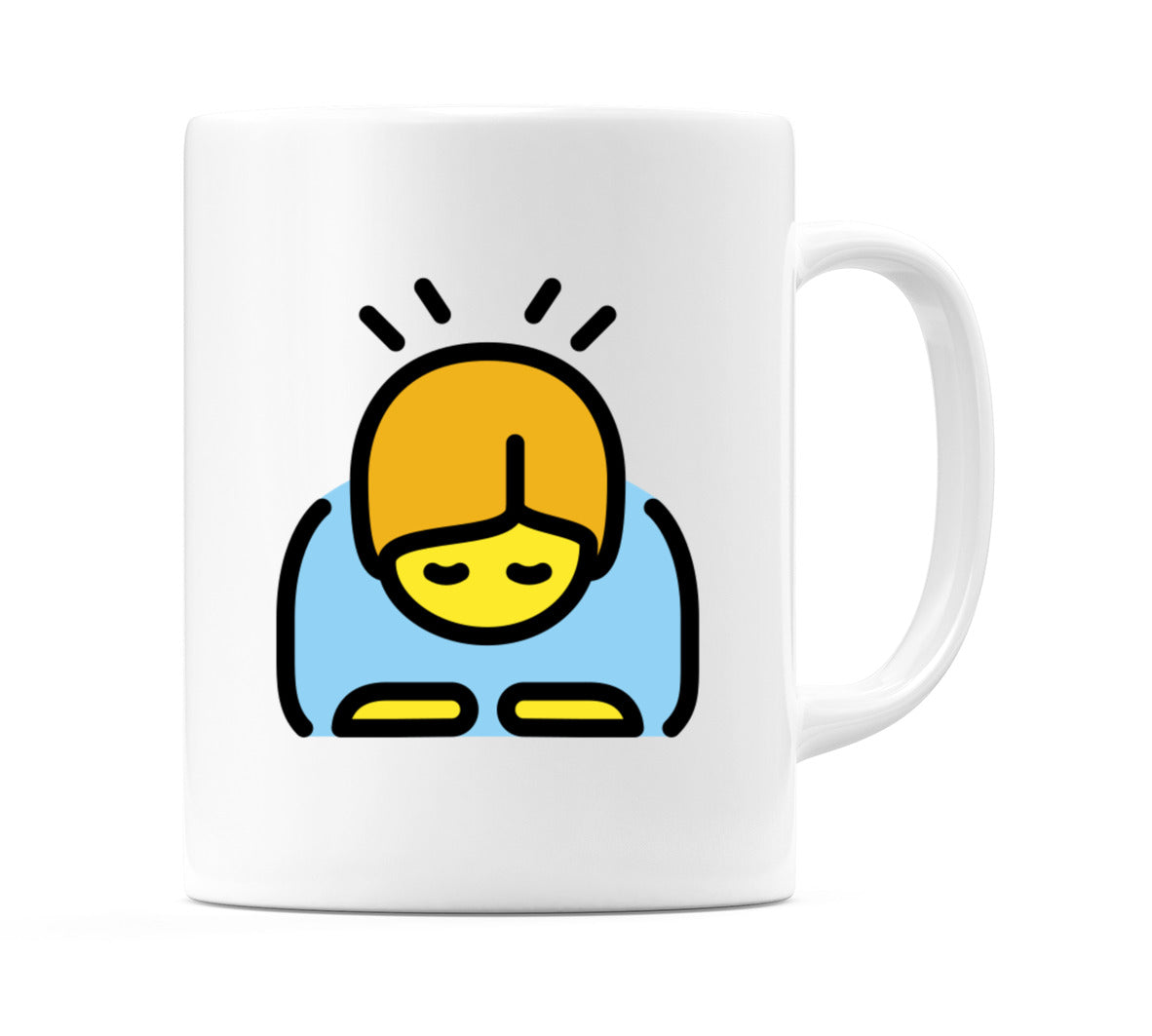 Person Bowing Emoji Mug