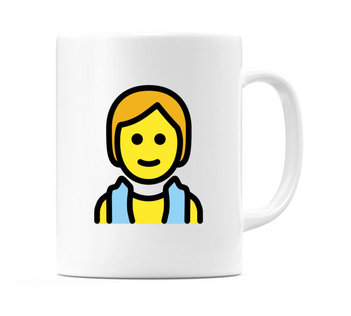 Person In Steamy Room Emoji Mug