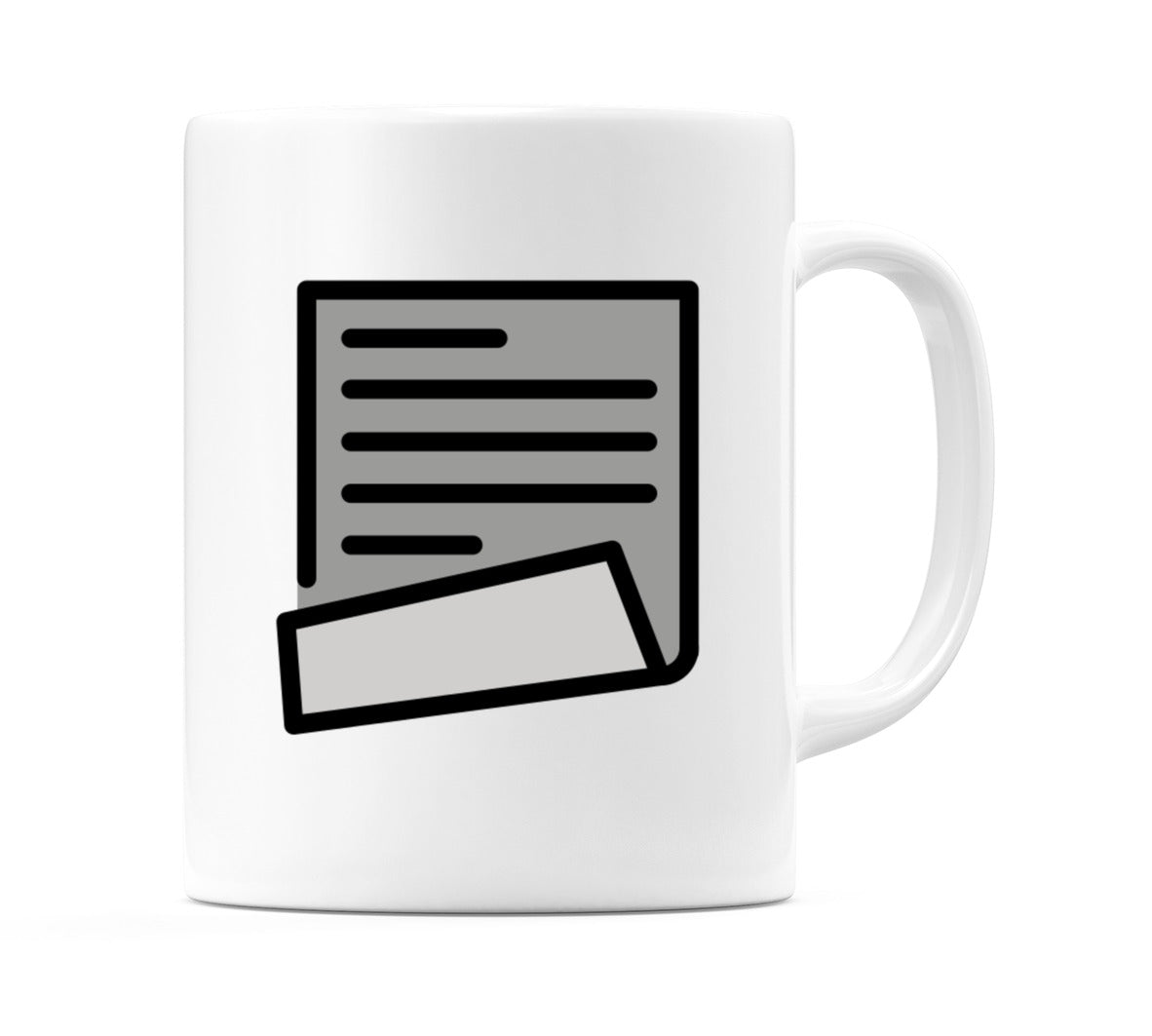 Page With Curl Emoji Mug