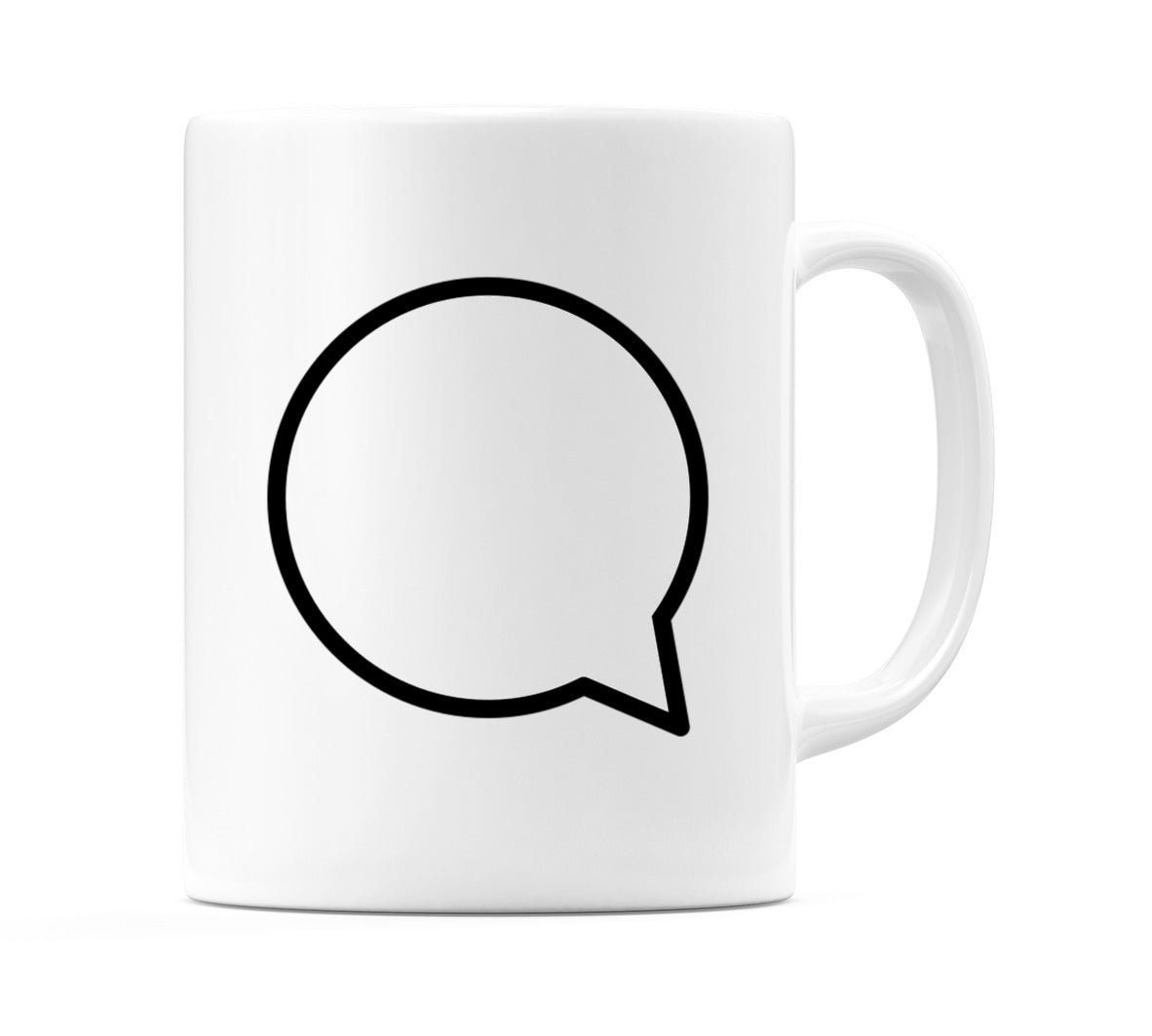 Left Speech Bubble Emoji Mug