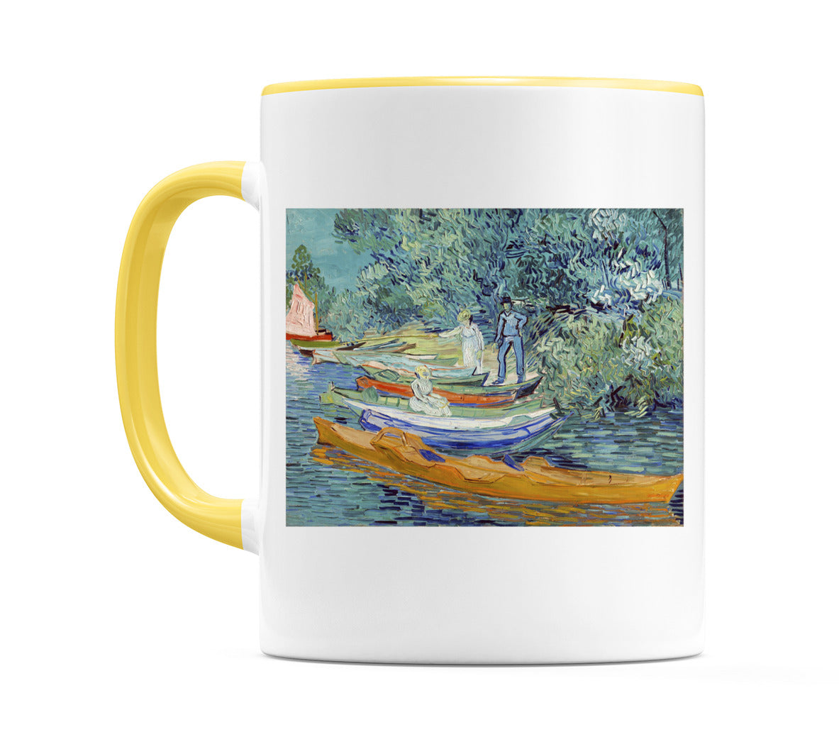 Bank of the Oise at Auvers (1890) Mug