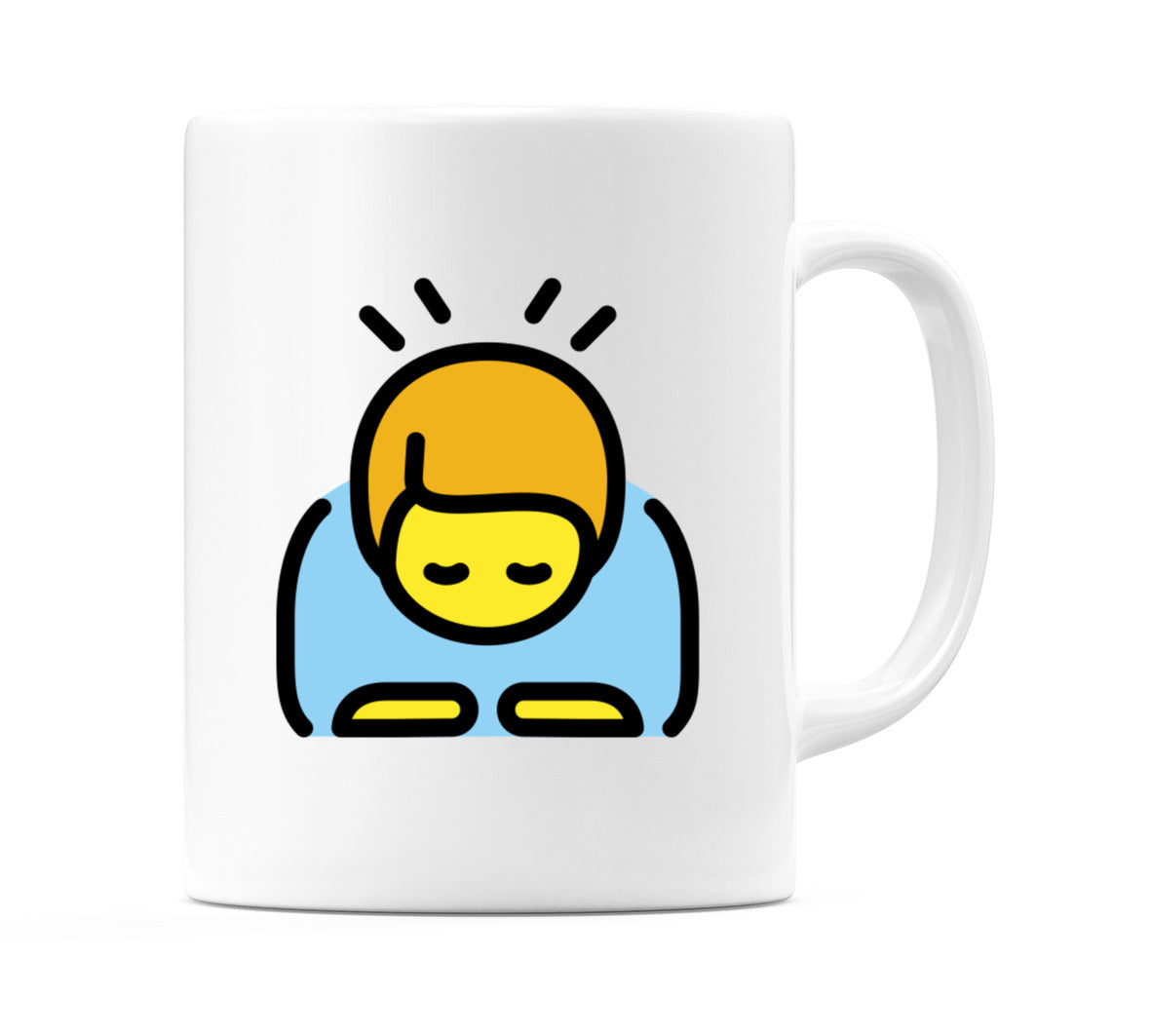 Male Bowing Emoji Mug