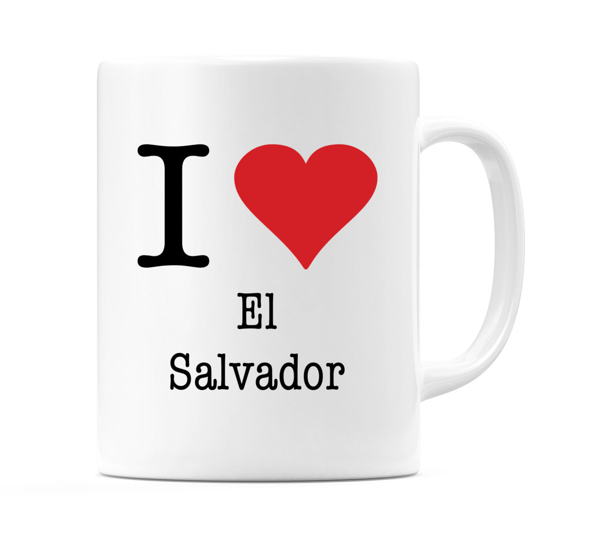I Love El Salvador Mug