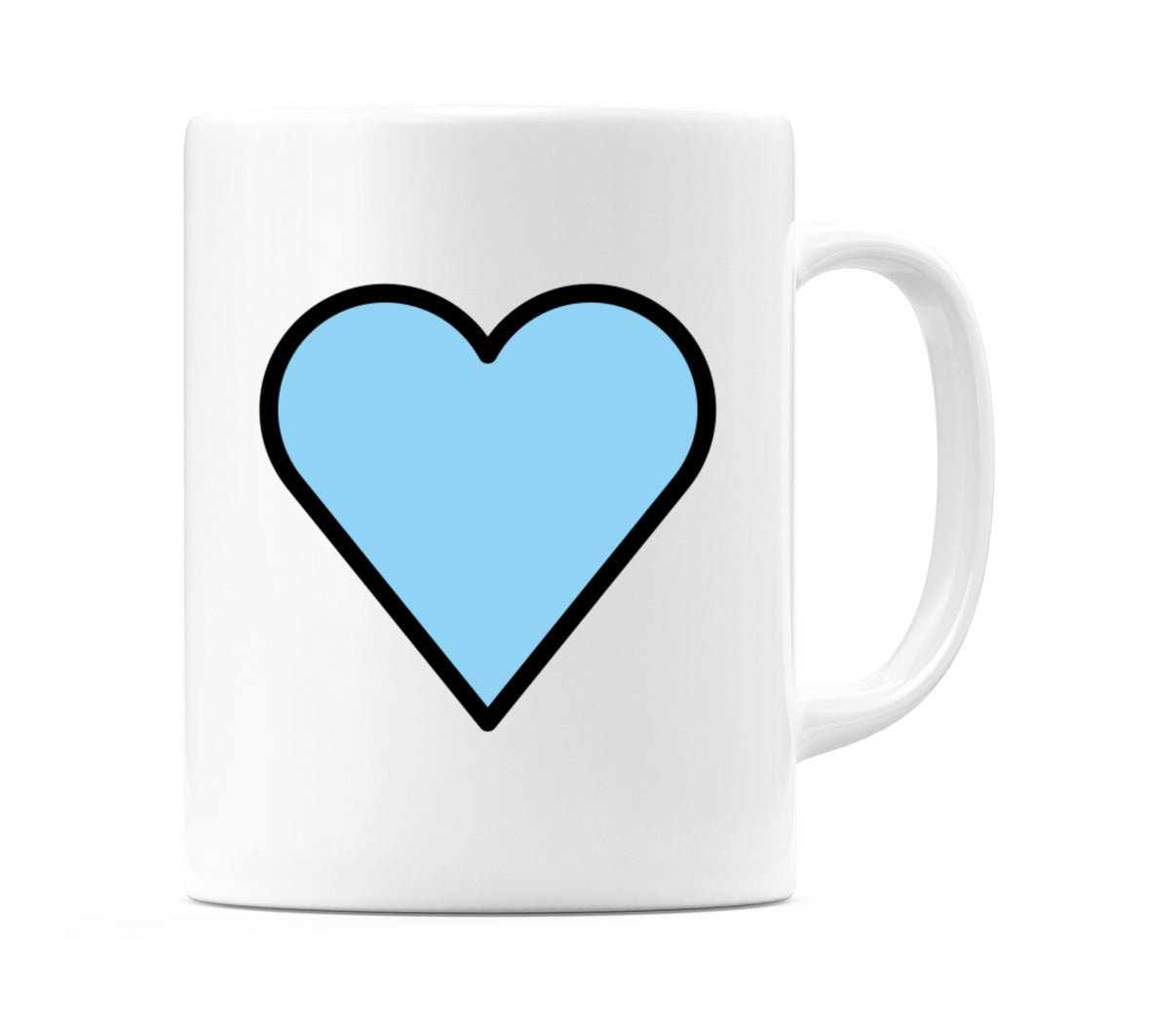Blue Heart Emoji Mug