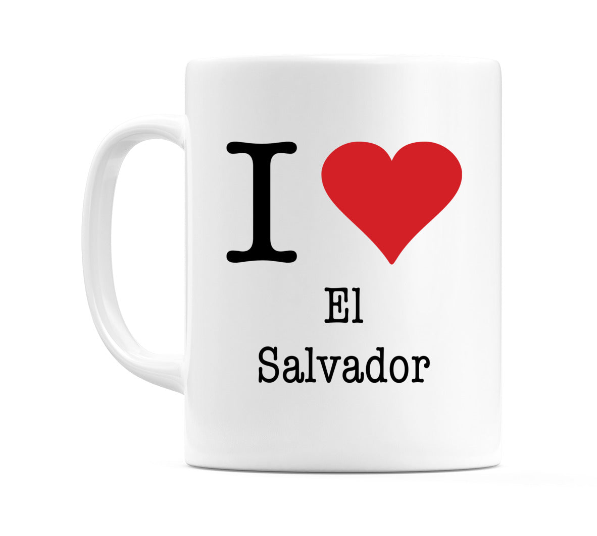 I Love El Salvador Mug