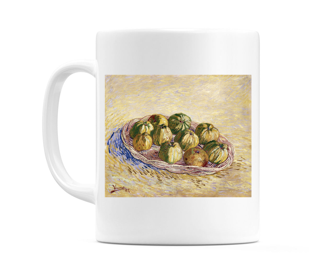 Still Life, Basket of Apples (1887) Mug